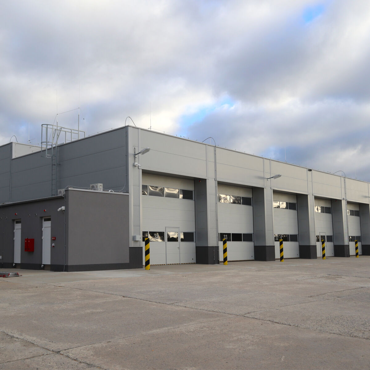 Speciální garáže pro bojová vozidla pěchoty Vyškov